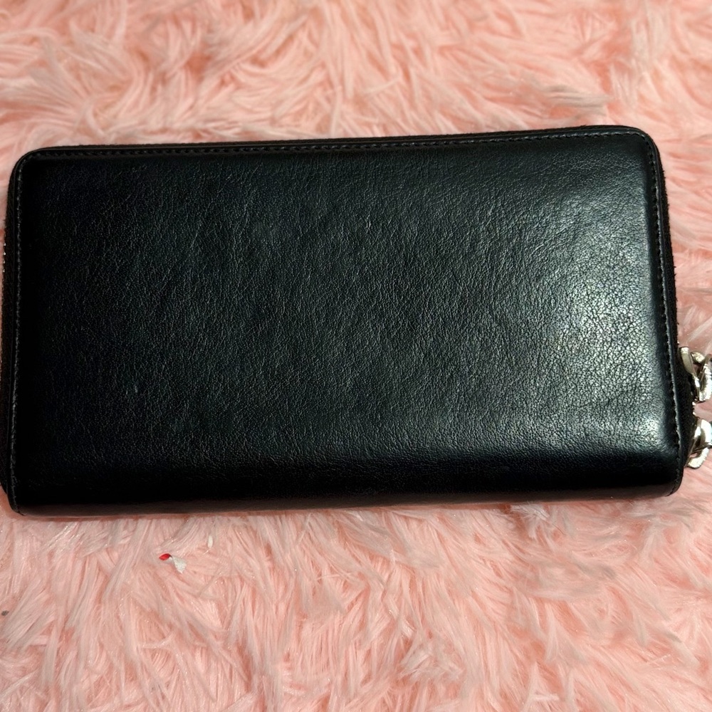 Balenciaga Paper Manny Zip Around Leather Wallet Large Black Envelope Snap NIP - Picture 6 of 16